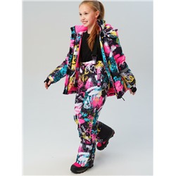 Комплект текстильный с полиуретановым покрытием для девочек: куртка, брюки