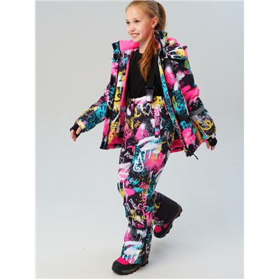 Комплект текстильный с полиуретановым покрытием для девочек: куртка, брюки