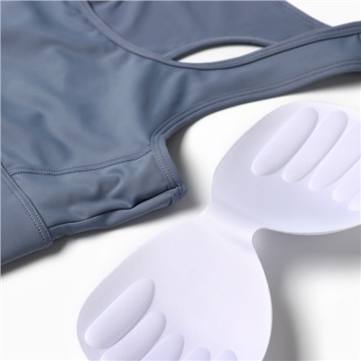 Топ MINAKU: SPORTLY, цвет голубой р-р XL