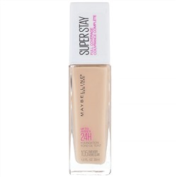 Maybelline, Super Stay, основа для максимальной плотности, оттенок 105 «Светлая слоновая кость», 30 мл