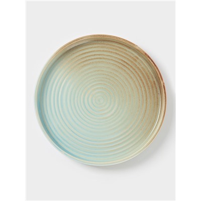 Тарелка десертная Magistr Sand Ripples Magistro, d=20 см, фарфор, голубая