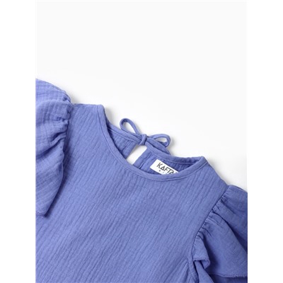 Футболка для девочки из муслина KAFTAN, фиолетовая, рост 116 см