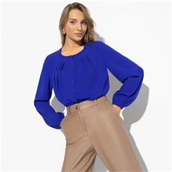 Блуза на пуговицах, Миг совершенства (electric blue)