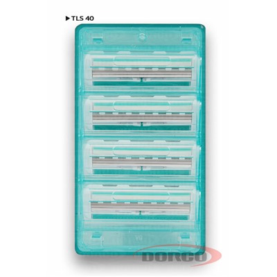 Кассеты для бритвы для ЖЕНЩИН DORCO SHAI (4 шт.), TLS-40
