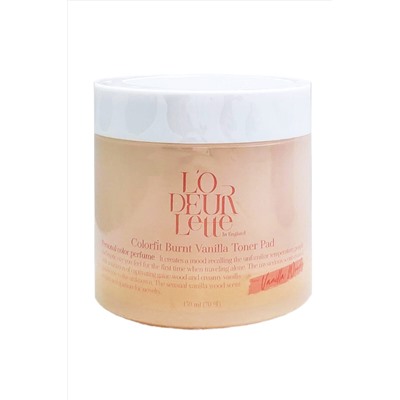 LODEURLETTE Тонер-пэды для сухой и лишенной эластичности кожи лица / In England Colorfit Burnt Vanilla, 150 мл KRISTALLER, 1111715