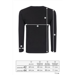 Футболка подростковая с длинным рукавом ФН171-1 Denim
