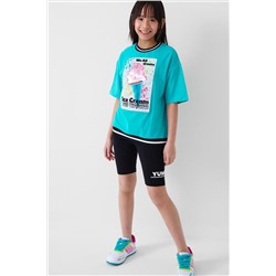 Брюки трикотажные для девочек (легинсы укороченные), 2 пары в комплекте PLAYTODAY, 1240218