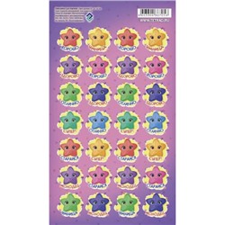 Наклейки  110х170 мм для ОЦЕНОК "Звездочки2" НакО50 Гранит