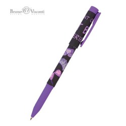 Ручка шариковая 0.7 мм "FreshWrite.Дамские штучки. Ажур" синяя 20-0214/75 Bruno Visconti