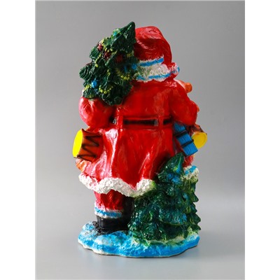 УЦЕНКА Фигура "Дед мороз" 52х32х26,5 см, красный