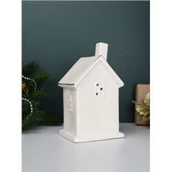 Фигурка Домик с подсветкой 18 см новогодний / YZ21540 /уп 16/LED