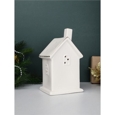 Фигурка Домик с подсветкой 18 см новогодний / YZ21540 /уп 16/LED