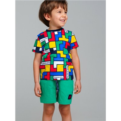 Комплект трикотажный для мальчиков: фуфайка (футболка), шорты