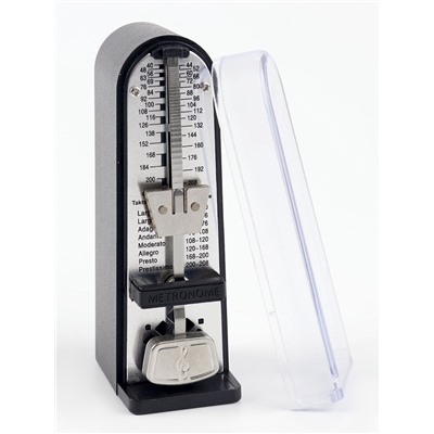 Метроном механический Music Life 5×3.5×11 см черный