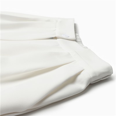 Брюки женские MIST: Classic Collection, размер 50, молочные