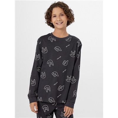 КОМПЛЕКТ ДЛЯ МАЛЬЧИКОВ (ЛОНГСЛИВ, БРЮКИ) 563333