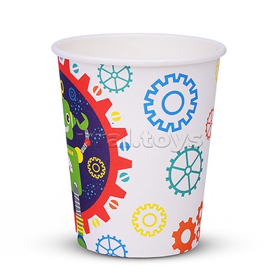 Набор посуды одноразовой "Робот" стаканы (10 шт)