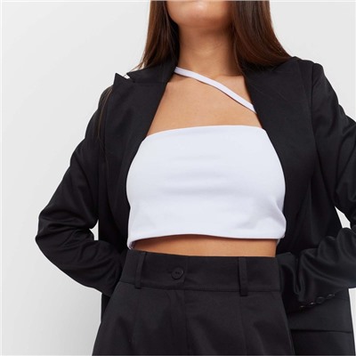 Пиджак женский однобортный MIST, размер 50, чёрный