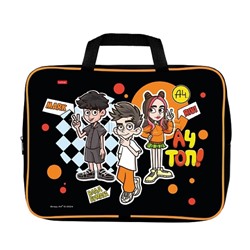 Сумка текстильная с ручками А4ф для тетрадей 350х265х40мм "Влад А4"