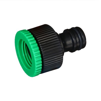Штуцер, внутренняя резьба, 1/2" (12 мм) – 3/4" (19 мм), быстросъёмное соединение, пластик