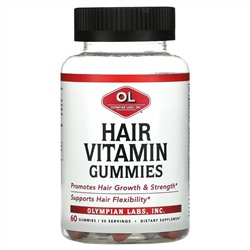 Olympian Labs, Hair Vitamin Gummies, 60 Gummies
