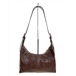 Женская сумка из искусственной кожи, цвет шоколад