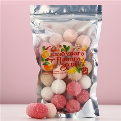 Бомбочки для ванны «Сказочного Нового года», аромат пряный цитрус, 25×20 г, Чистое счастье