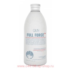 OLLIN FULL FORCE Тонизирующий шампунь с экстрактом пурпурного женьшеня 400мл