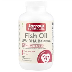 Jarrow Formulas, EPA-DHA Balance, 240 мягких таблеток