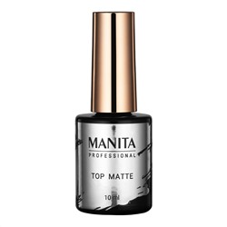 518364 MANITA Матовый топ для гель-лака без липкого слоя / Matte, 10 мл
