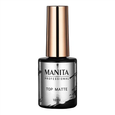 MANITA Матовый топ для гель-лака без липкого слоя / Matte, 10 мл