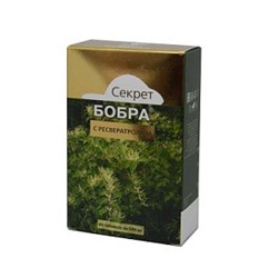 Секрет бобра с ресвератролом при деструктивных нарушениях 60 таб по 500 мг.