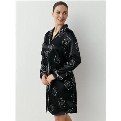 Omsa Рубашка OmD 0412D LOVE Рубашка пижамная удлиненная принт. жен, PL