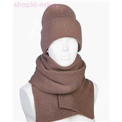 Ботаника Комплект женская (шапка+шарф)
