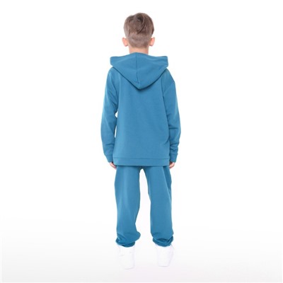 Костюм детский (толстовка, брюки) НАЧЁС, цвет петрол, рост 92 см