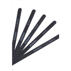 Kristaller Набор одноразовых пилок на деревянной основе 100/100 грит, узкие, черный KRISTALLER, 1107026