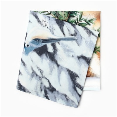 Полотенце новогоднее «Этель Дарите тепло» 40×73 см, 100% хлопок, саржа 190 г/м²