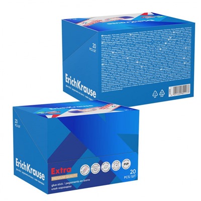 Клей-карандаш 21 гр ПВП (PVP) ЭКСТРА 2368 ErichKrause