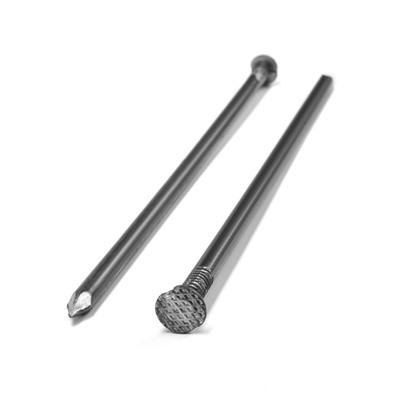 Гвозди ТУНДРА, строительные, ГОСТ 4028-63, без покрытия, 7.6×250 мм, фасовка 1 кг