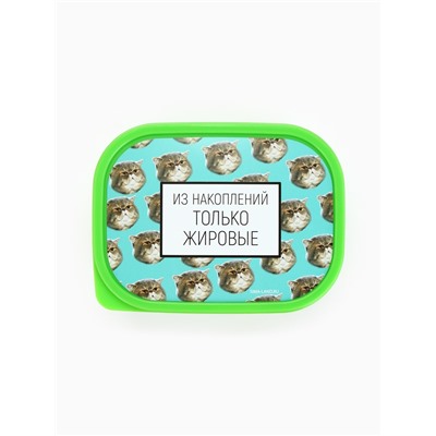 Ланч - бокс прямоугольный «Накопления», 500 мл