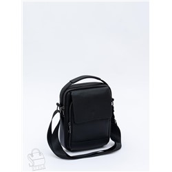 Сумка мужская кожаная 9747H black Heanbag в Новосибирске