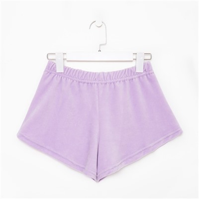 Комплект женский (топ, шорты) MINAKU: Home collection, цвет сирень, размер 48