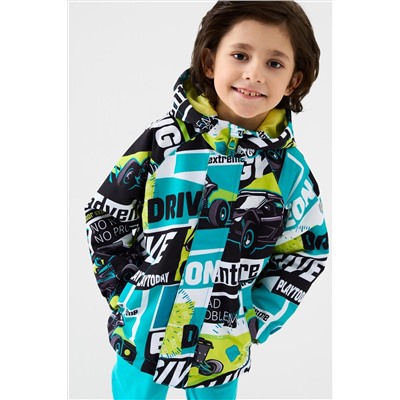 Куртка текстильная с полиуретановым покрытием для мальчиков (ветровка) PLAYTODAY, 1240304