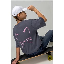 Футболка оверсайз для девочки Happyfox