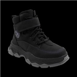 Ботинки зимние на меху А2438 черные