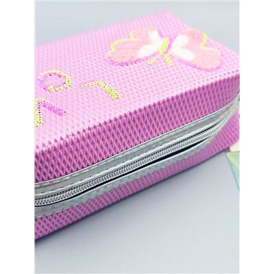 Sunflower Пенал-косметичка детская LOVE 11653-7, сиреневый 21004