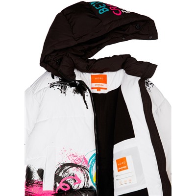 Куртка текстильная с полиуретановым покрытием для девочек