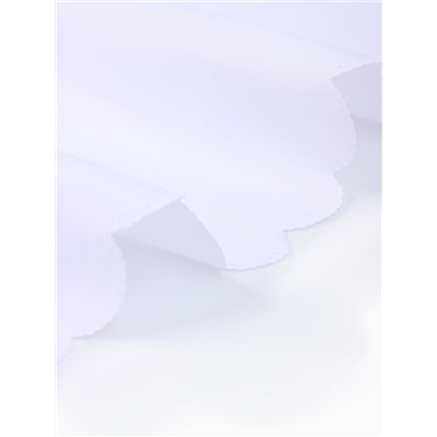 Скатерть однотонная «Доляна» Patterns, d=300, белая