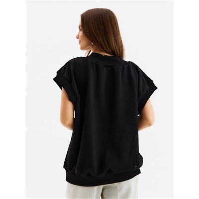 Жилет женский MINAKU: Casual Collection, чёрный, размер 42-44