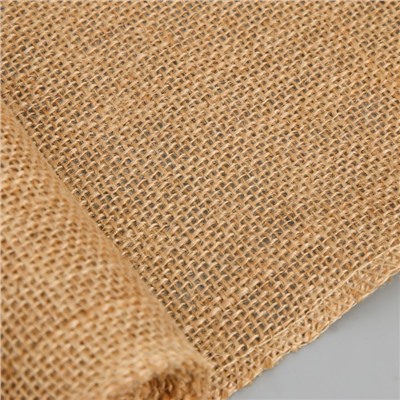 Тесьма декоративная текстиль «Холщовая», ш. 16 см, намотка 2 м